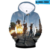PUBG 3D Hoodie Sweatshirt